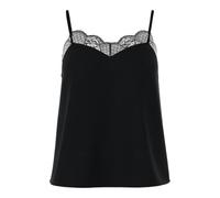 Pieces – Débardeur en dentelle pour femme – Noir – XL