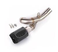 pièces d'échappement Silencieux D'échappement Slip-on Avec Lien Central, 51mm, Pour Moto Pour Pour Ninja ZX6R ZX636 2009 2010 - 2023(Type H)