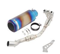 pièces d'échappement Tuyau D'échappement De Moto Modifier Les Pièces De Silencieux De Tuyau De Liaison Pour Y&amaha MT-09 MT09 FZ-09 2021 2022 2023(Type E)