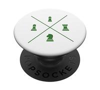 Pièces d'échecs Brain Sports d'échecs PopSockets PopGrip Adhésif