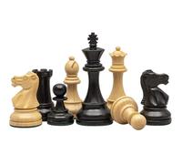 Pièces d'échecs ébène British Series - 8,9 cm