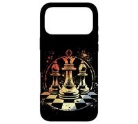 Pièces d'échecs Esquisse Style rétro Hobby Coque pour iPhone 17 Pro Max