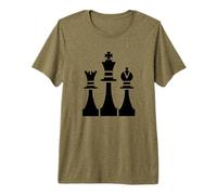 Pièces d'échecs Graphique T-Shirt Haut de Gamme