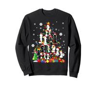 Pièces d'échecs pour sapin de Noël, lumières de Noël, joueur d'échecs Père Noël Sweatshirt