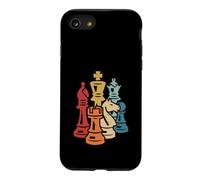 Pièces D'échecs Rétro Jeu D'échecs Coque pour iPhone SE (2020) / 7/8
