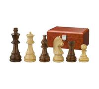 Pièces D'Échecs - Titus - Bois - Staunton - Hauteur Du Roi 65 Mm