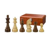 Pièces D'Échecs - Titus - Bois - Staunton - Hauteur Du Roi 83 Mm