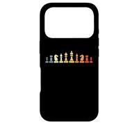 Pièces d'échecs Vintage Instructeur d'échecs Sports Coque pour iPhone 17 Pro