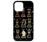 Pièces d'échecs vintage Sketch Casual Games Coque pour iPhone 12 mini