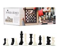 Pièces d'échecs - WILSON JEUX - T5 - Roi 95 mm - Lestées et feutrées - 34 pièces