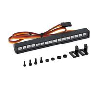 Pièces D'éClairage Rc Pour Axial Pour SCX10 90046 D90 Traxxas Pour TRX-4 1/10 16 22 Métal Multi-Mode Toit Phare Barre Lumineuse RC Crawlers Char Pièces Mise Niveau(117mm)