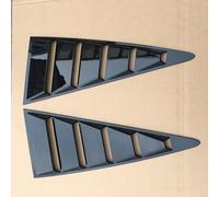 Pièces décoratives de Stores de Lunette arrière de Voiture pour A-u-d-i TT 2008-2014,Persiennes de fenêtre latérale arrière Accessoires,B-Glossy Black