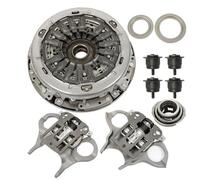 Pièces d'embrayage pour Voiture : Embrayage Double de Transmission 6DCT250 DPS6 avec Fourchette, Compatible avec Ford Focus 6020008000, maître-Cylindre d'embrayage (kit Complet).