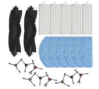 Pièces d'entretien compatibles avec l'aspirateur robot Laresar Evol 3, y compris serpillères, brosses latérales et filtres pour une élimination fiable de la saleté et de la poussière (C)