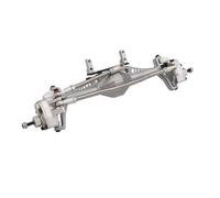 Pièces D'essieu Avant Arrière RC pour Axial pour Capra 1.9 pour Piste Illimitée pour Buggy pour UTB pour Currie F9 1/10 en Alliage D'aluminium Essieu Portail Avant Arrière Chenille RC(Silver,Front)