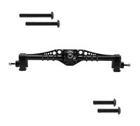 Pièces D'essieu Avant Arrière RC pour Axial pour SCX10 III pour Capra UTB18 II pour Currie F9 1/10 Jeu D'essieux Portail RC Pièces Mise Niveau sur Chenilles CNC Directe en Aluminium(Black,Rear)