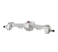 Pièces D'essieu Avant Arrière RC pour Phoenix VRD pour LCG pour Rock VS4-10 1/10 Ensemble D'essieux Portiques F10 Aluminium CNC avec Support Servo BTA Châssis Camion RC Crawler(Silver,Rear)