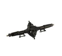 PièCes D'Essieu Rc Pour Axial Pour SCX10 D90 1/10 Eje Trasero Medio Delantero Coche Teledirigido Recto Aleación Aluminio Trepador Control Remoto Piezas Mejora(Black,Middle)