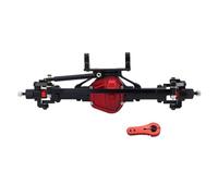 PièCes D'Essieu Rc Pour Axial Pour SCX10 D90 1/10 Eje Trasero Medio Delantero Coche Teledirigido Recto Aleación Aluminio Trepador Control Remoto Piezas Mejora(Black,Front)