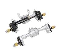 PièCes D'Essieu Rc Pour FMS Pour FCX24 Power Wagon K5 Pour FCX18 Pour LC80 1/24 1/18 Aluminium Avant Arrière Portail Essieu Ensemble Complet Couvercle De Fusée En Laiton RC Crawler
