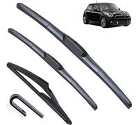 Pièces D'essuie-Glace Ensemble de Balais D'essuie-Glace Avant et Arrière pour Mini Cooper R56 Hatch 2007-2011 19in+18in+10in, Essuie-Glace Ensemble Remplacer,L-A/Lhd
