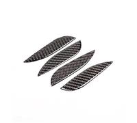 Pièces Détachées Automobiles Autocollant En Fibre De Carbone Véritable Pour Poignée De Porte Intérieure De Voiture Pour BMW Série 3 Et 4 F30 Et F32 2013-2018(Type A)