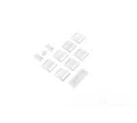 Pièces détachées automobiles Autocollant Pour Interrupteur De Lève-vitre Intérieur De Voiture, Accessoires Pour Land Rover Discovery 5, Range Rover Sports Pour Vogue(Silver)