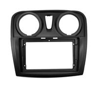 Pièces détachées Automobiles Cadre De Tableau De Bord pour Autoradio pour Dacia pour Sandero pour Symbol pour Stepway 2014-2017, 2 DIN 9 Pouces