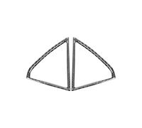 Pièces détachées automobiles Pour Benz Classe C W204 2007-2013, Garniture Décorative De Klaxon De Porte, Autocollants Intérieurs En Fibre De Carbone