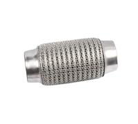 Pièces Détachées Automobiles Tuyau D'échappement Flexible En Acier Inoxydable De 2,0/2,5/3,0/3,5 Pouces Avec Raccord À Emboîtement Longueurs : 100 Mm 150 Mm 200 Mm PGQSQVTXF(L-100 ID-63 mm)