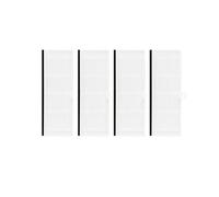 Pièces détachées compatibles avec l'aspirateur robot Ultenic T10, accessoires, brosse principale, brosse latérale, filtre HEPA, sac à poussière, chiffon de nettoyage(4 Filter)