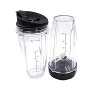 Pièces détachées for appareils électroménagers : 2 gobelets de rechange de 710 ml (24 oz), compatibles avec les blenders Ninja Nutri BN401, BN701, SS101, BN400, BN800 et BN801