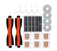 Pièces détachées for aspirateur Robot Xiaomi Mijia M30S D103CN, consommables, Brosse latérale Principale, Filtre HEPA, Chiffon de Nettoyage, Sac à poussière, Accessoires(Plum)