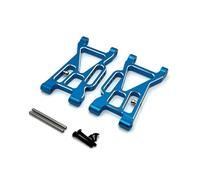 PièCes DéTachéEs Jouets Pour MJX 10208 V1 1/10 Pièces Avant Arrière Bras Oscillant Kit Bras Direction Coupelle Moyeu Support Biellette Support D'amortisseur Voiture RC Pièces(Blue,Front Arm)