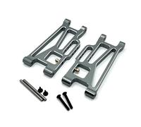 PièCes DéTachéEs Jouets Pour MJX 10208 V1 1/10 Pièces Avant Arrière Bras Oscillant Kit Bras Direction Coupelle Moyeu Support Biellette Support D'amortisseur Voiture RC Pièces(Gray,Rear Arm)
