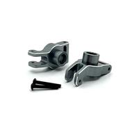 PièCes DéTachéEs Jouets Pour MJX 10208 V1 1/10 Pièces Avant Arrière Bras Oscillant Kit Bras Direction Coupelle Moyeu Support Biellette Support D'amortisseur Voiture RC Pièces(Gray,Rear Hub)