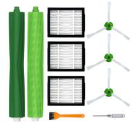 Pièces détachées Kit d'accessoires pour i7 i7+ i3 i3+ i4 i4+ i6 i6+ i8 i8+ E5 E6 j7 j7+ - 1 paire de brosses en caoutchouc, 3 filtres, 3 brosses latérales(Ne convient pas au Combo)