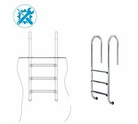 Pièces détachées pour échelle inox Ubbink - Support échelle - ancrage sur le bord (à l'unité)