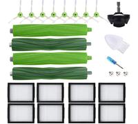 Pièces détachées pour iRobot Roomba i1, i3, Evo, i4, i6, i7+, i8, E5, E6 Combo, i5, J5+, 4 brosses principales, 8 filtres HEPA