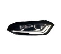 Pièces détachées pour phares VW Polo 2009-2022, mise à niveau, style 2022, feux de jour à LED, double projecteur, accessoires de voiture modifiés(19-23 Sliver,RHD)