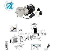 Pièces détachées pour pompe de filtration Poolmax Ubbink TP150 - Vis ventilateur