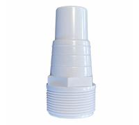 Pièces détachées pour Skimmer bouche large 7514019 Ubbink Pièces détachées skimmer - Adaptateur cannelé 1 1/2" ø 28/32mm blanc