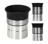 Pièces détachées pour télescope astronomique Lot de 3 Accessoires for télescopes 1,25 Pouces 4 mm 10 mm 20 mm oculaire en métal à Large Bande Vert M28,6 x 0,6 mm