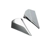 Pièces Détachées pour Toyota pour C-HR 2018 2019 2020 2021 2022 2023 2024 Aileron Arrière Cache Latéral Et Triangle Feu Arrière en ABS(ABS Chrome)