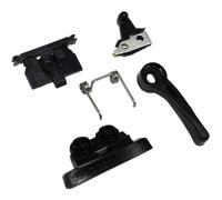 Pièces Détachées Professionnelles pour Tondeuse, Levier de Réglage, Plaque de Verrouillage, Bouton Marche, Ressort de Tension, Galet d'Arbre à Cames, Compatible avec Wahl Magic Clip Modèles (Noir)