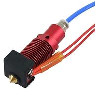 pièces d'imprimante 1 ensemble de pièces de rechange pour imprimante 3D 24 V assemblé extrudeuse Hotend Kit buse bloc chauffant en aluminium compatible avec l'imprimante Ender-3/CR-10/CR-10S Pro (Colo