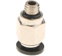 pièces d'imprimante 1Pc PC4-M6 connecteur à vis pneumatique 6mm connecteur de Montage en Acier Inoxydable fileté pour extrudeuse Bowden imprimante 3D Accessoires d'imprimante