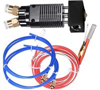 pièces d'imprimante 2 en 1 Out Hotend Dual Color J-Head 12 24V 40W 1.75MM Pièces de rechange pour imprimante 3D Bloc chauffant pour extrudeuse MK8 Buse V6 compatible avec l'imprimante CR10 CR10S ender