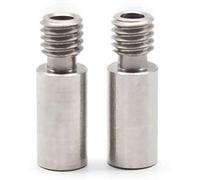 pièces d'imprimante 2pcs V6 Dual Throat 23mm 1.75/3 mm 4.1mm avec PTFE ou Tout métal Compatible avec imprimante 3D Compatible avec l'extrudeuse Chimera Dual hotend J-Head Heat Break Imprimante Pièces