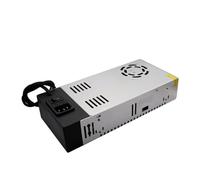 Pièces d'imprimante 3D, alimentation de commutation AC/DC 12V 30A S-360-12 360W et AC/DC 24V 15A 360W avec interrupteur d'alimentation, prise de courant à 3 broches Projet informatique(24v15a)